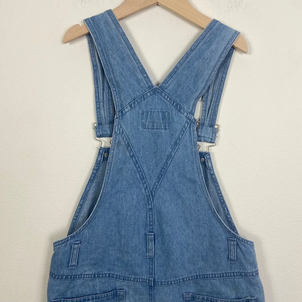 Squeeze Jeans Denim Overalls Shorts Butterfly Floral Girl's M Y2K Floral Retro